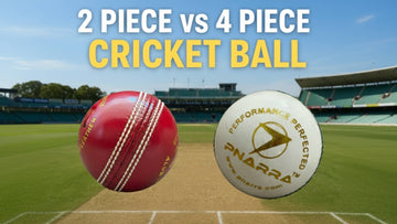 2 Piece VS 4 Piece Cricket Leather Ball