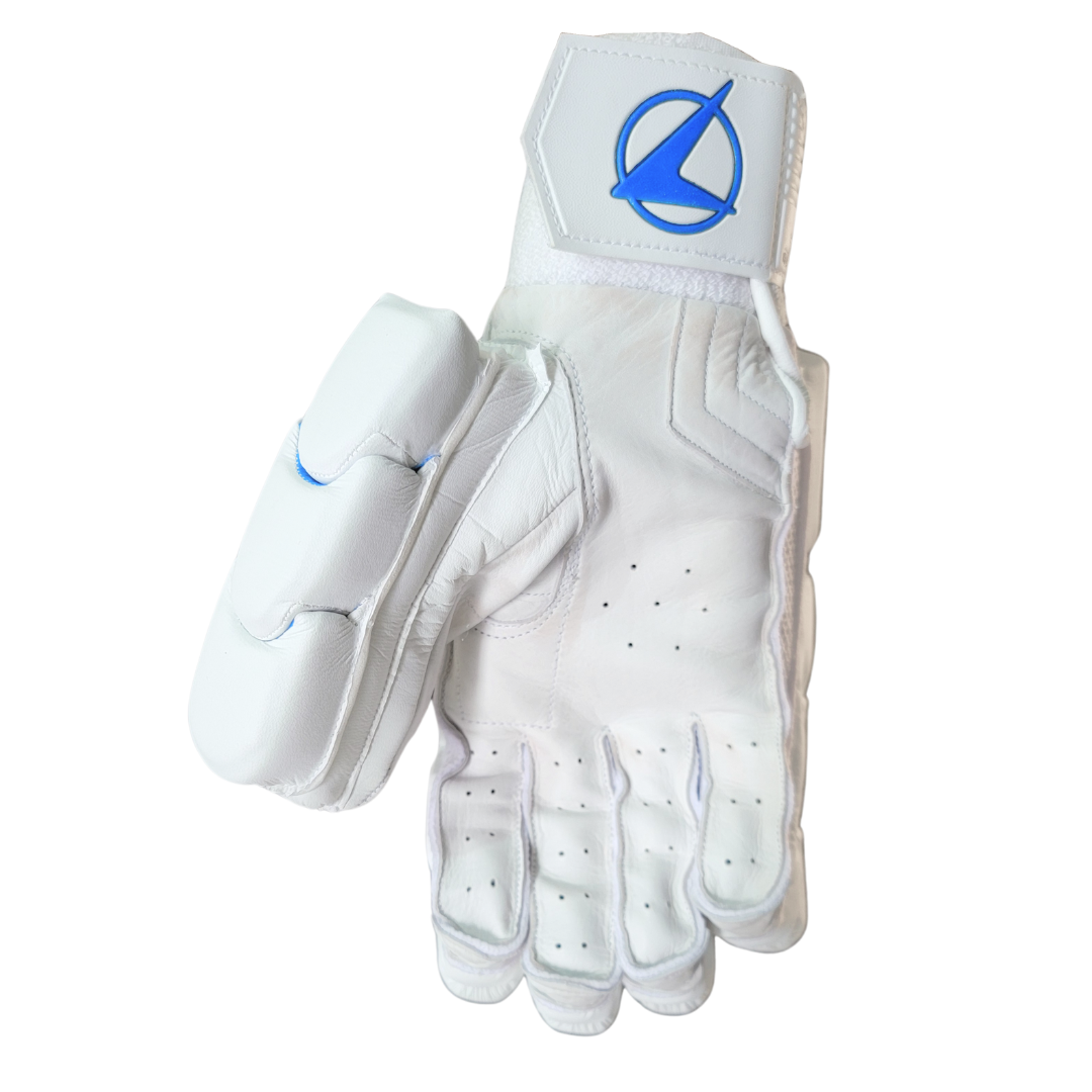 PNARRA White Batting Gloves featuring split thumb design for enhanced flexibility and comfort