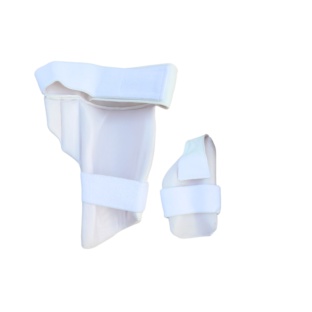 PNARRA Ultimate Protection Thigh Guard – White | Game-Ready Gear