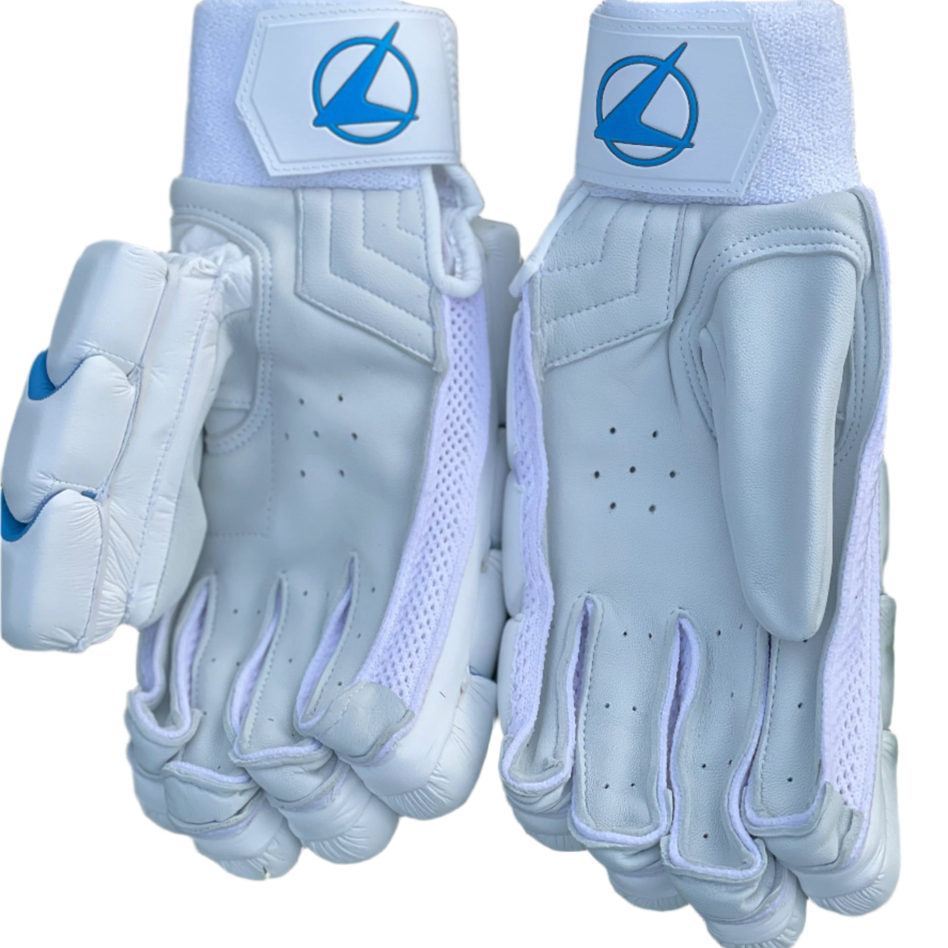 PNARRA Batting Gloves – White-Blue | Designed for Top Performance