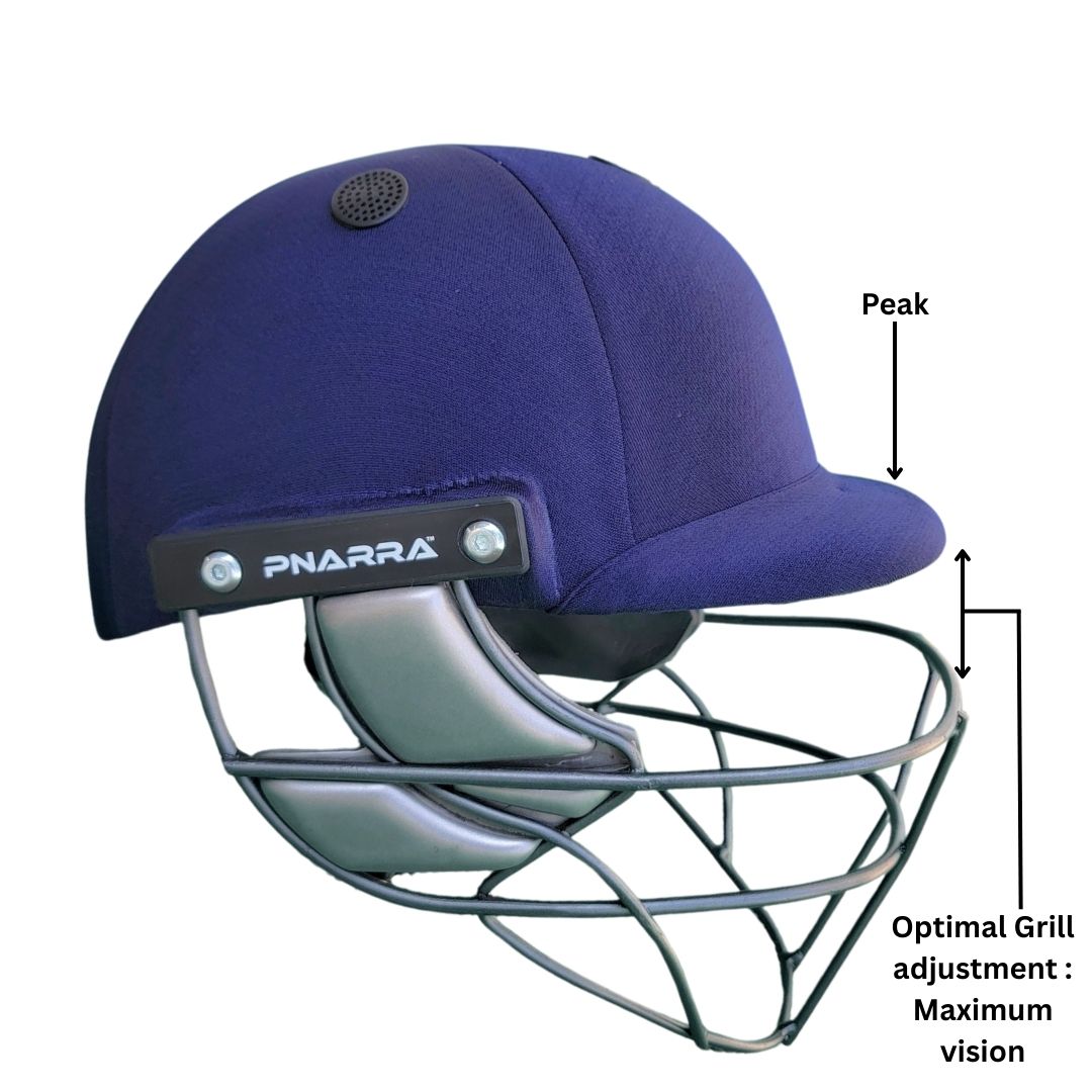 PNARRA Cricket Helmet with visor and safety grille
