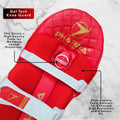 PNARRA PLYERS Batting Pads Red