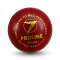 PNARRA PROLINE Red Cricket Leather Ball