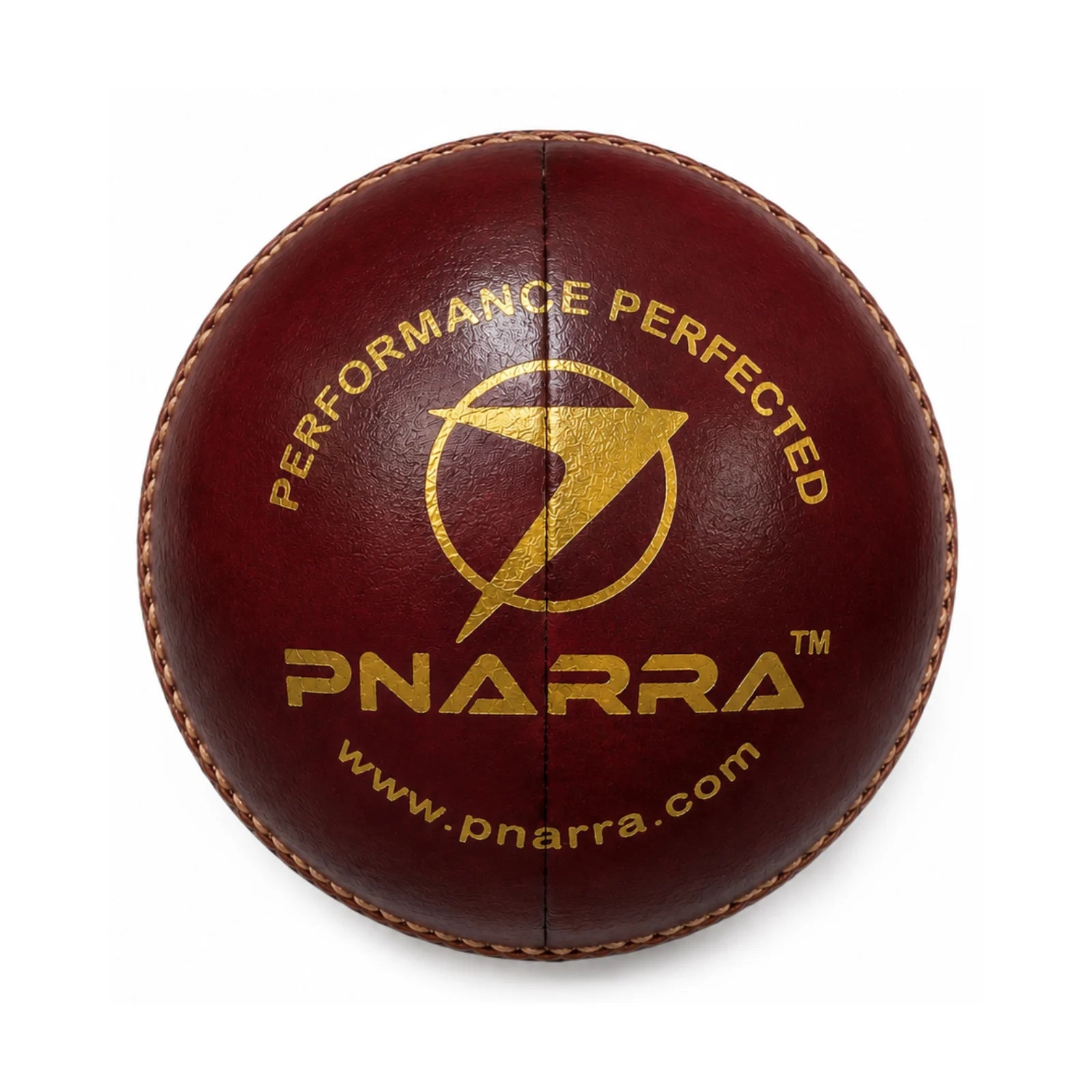 PNARRA PROLINE Red Cricket Leather Ball