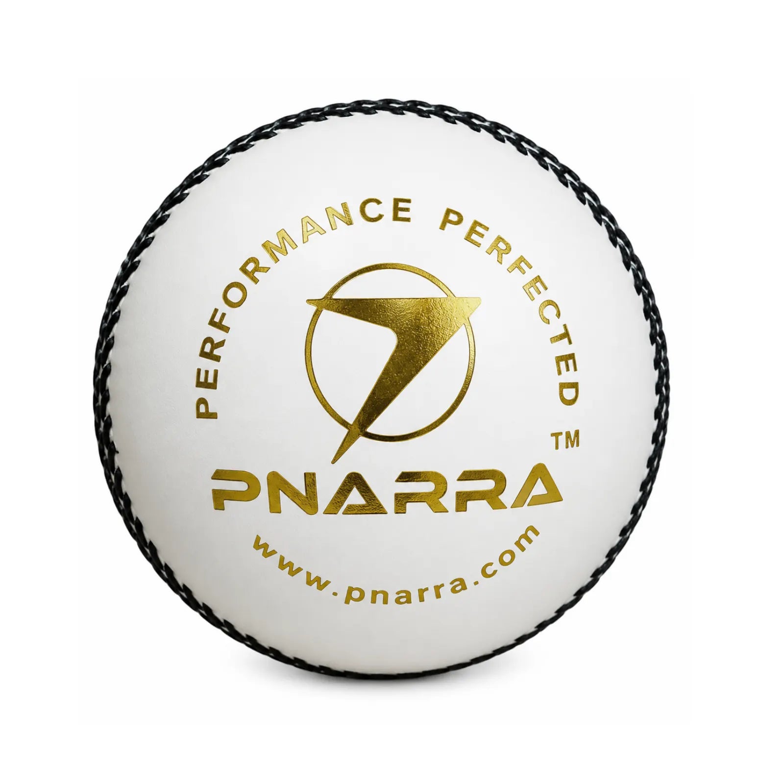 PNARRA PROLINE White Cricket Leather Ball