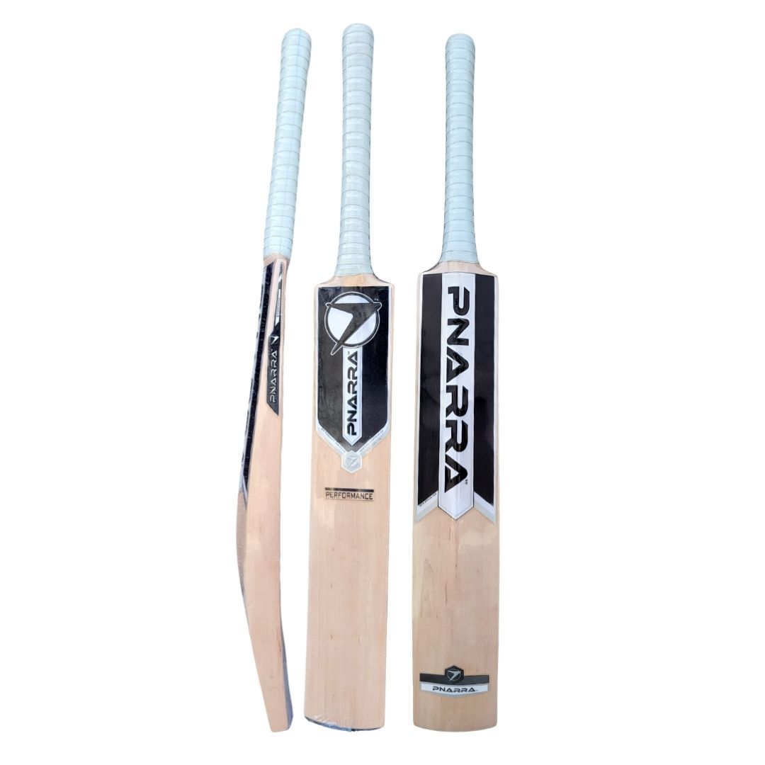 Kashmir Willow Grade 3 cricket bat by PNARRA with power-packed profile and clean face