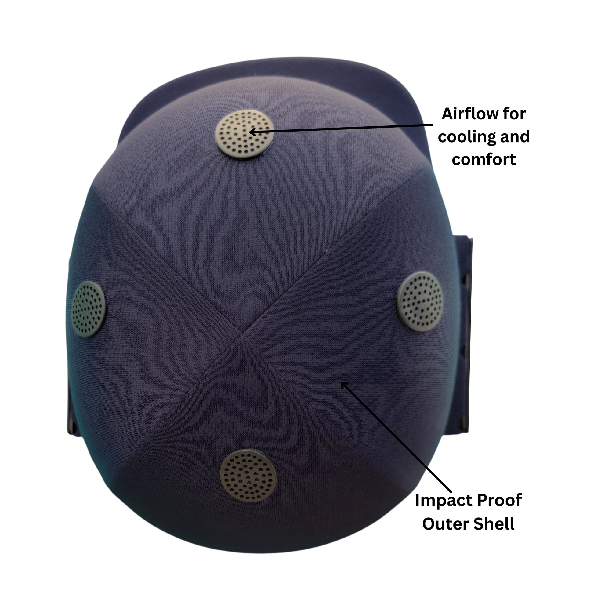 Helmet with airflow and impact proof - PNARRA