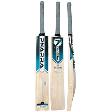 PNARRA Quantum Edition bat made from Grade A English Willow with clean grains.