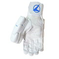 PNARRA Test batting gloves showing premium sheep leather palm and ventilated grip