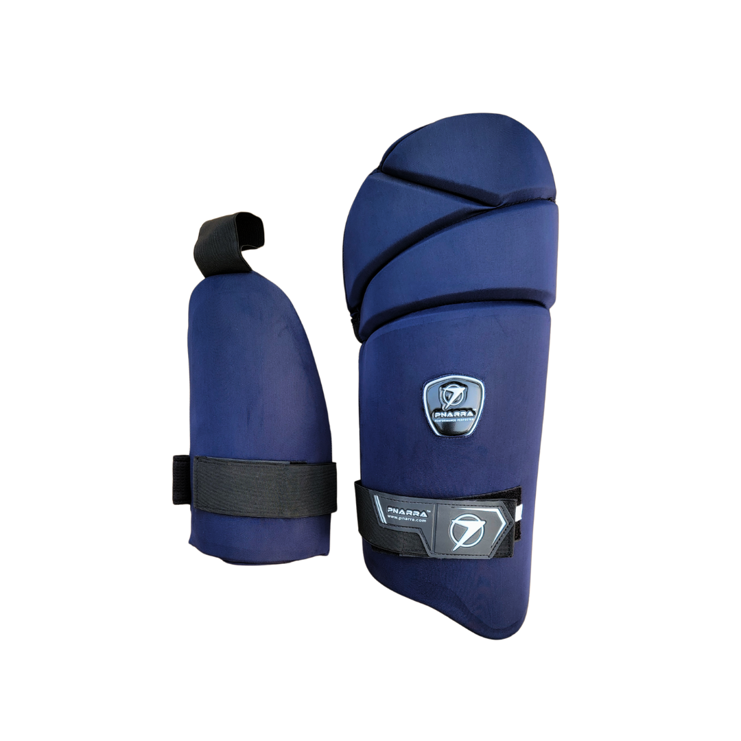 Thigh Guard Combo , Navy Blue for Adults.