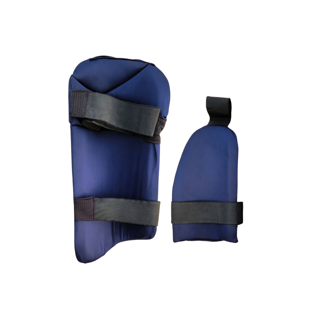 Thigh Guard Combo , Navy Blue for Adults.