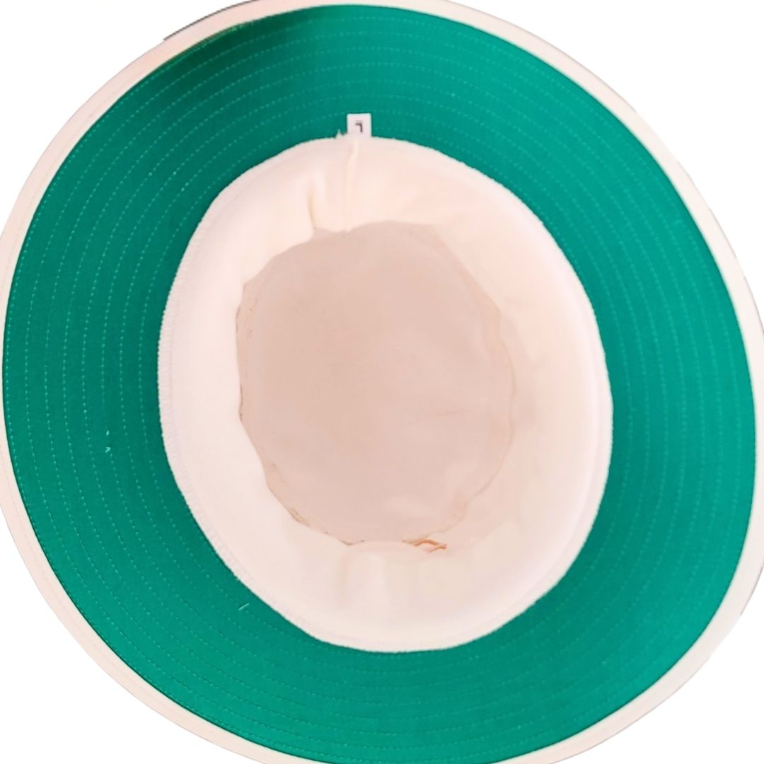 PNARRA Premium White Umpire Hat with wide brim for sun protection